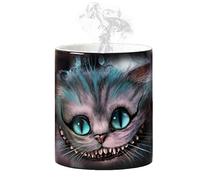 Ariycaz Tazas de café, el gato de Cheshire sensible al calor tazas de café de cerámica taza mágica Regalo novedad padre regalos 350 ml (12oz)