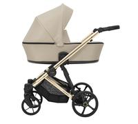 ARIZO Premium - Carrito de bebé - COLOR : Beige, PIEZAS: Tres piezas