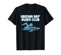 Arizona Bay Swim Club Aprende a Nadar Retro Camiseta