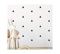 Arizona Black Triangle Room Stickers - calcomanías de arte de pared para niños niñas guardería, dormitorio, sala de estar pegatina de habitación triángulo negro "arizona" 80 piezas