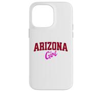 Arizona Girl, Vintage Varsity Print Women Teen Girls Tween Carcasa para iPhone 14 Pro MAX