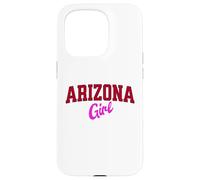 Arizona Girl, Vintage Varsity Print Women Teen Girls Tween Carcasa para iPhone 15 Pro