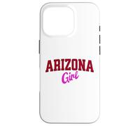 Arizona Girl, Vintage Varsity Print Women Teen Girls Tween Carcasa para iPhone 16 Pro