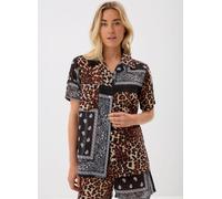 Arizona Love Bandana Shirt Leopard Black T.U Marrón