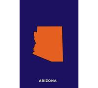 ARIZONA PURPLE AND ORANGE - Premium Lined Journal | 6" x 9" | Soft Cover | 120+ Pages - Bold State-Inspired Design: A High-Quality State Notebook - Ideal for School, Work, or Everyday Notes