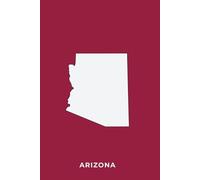 ARIZONA RED AND WHITE - Premium Lined Journal | 6" x 9" | Soft Cover | 120+ Pages - Bold State Colors, Perfect for Game Day & Everyday Notes: A ... Football Season, or Thoughtful Gifts