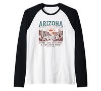 Arizona Stone Sun Stillness Tiempo Seco Dulce Camiseta Manga Raglan