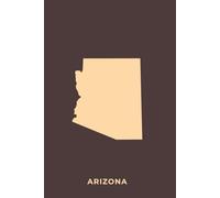 ARIZONA SUN CITY GLOW - Premium Lined Journal | 6" x 9" | Soft Cover | 120+ Pages - Bold State-Inspired Design: A High-Quality State Notebook - Ideal for School, Work, or Everyday Notes