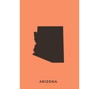 ARIZONA SUNSET MESA - Premium Lined Journal | 6" x 9" | Soft Cover | 120+ Pages - Bold State-Inspired Design: A High-Quality State Notebook - Ideal for School, Work, or Everyday Notes