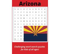 Arizona Word Search Puzzle Book: Word searches with easy-to-read print about the Great State of Arizona