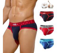 Arjen Kroos Pack de 3 Calzoncillos Hombre Slip de Algodón, Diseño Exclusivo - Perfetti per Sport e Tutto il Giorno