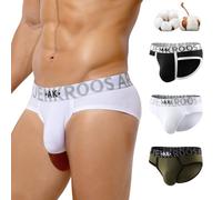 Arjen Kroos Pack de 3 Calzoncillos Hombre Slip de Algodón, Diseño Exclusivo - Perfetti per Sport e Tutto il Giorno