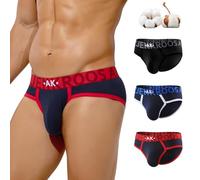 Arjen Kroos Pack de 3 Calzoncillos Hombre Slip de Algodón, Diseño Exclusivo - Perfetti per Sport e Tutto il Giorno