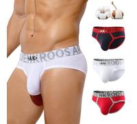 Arjen Kroos Pack de 3 Calzoncillos Hombre Slip de Algodón, Diseño Exclusivo - Perfetti per Sport e Tutto il Giorno