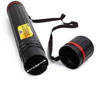 ARK Jumbo Teletube Plástico Extensible Almacenamiento Transporte Estuche Estuche PDT-D66, Negro, D-66