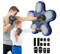Ark miido Máquina de Boxeo Música, Music Boxing Machine Bluetooth con Guantes Boxeo para Niños Adulto, 9 Modos de Velocidad Boxeador de Pared Musical para Entrenamiento de Boxeo Familiar
