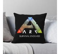 Ark Survival Evolved - Funda de almohada cuadrada de poliéster y lino, terciopelo, con cremallera, decoración creativa