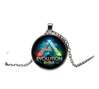 Ark Survival Evolved Glass Collar hombres y mujeres Collar joyería colgante collar DIY fotos personalizadas collar personalizado, 1