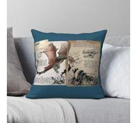 Ark Survival Evolved Wyvern - Funda de almohada de poliéster y lino, terciopelo, con cremallera, decorativa, para coche