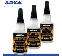 ARKA 3x50g Adhesivo Instantáneo Espeso Universal Para Plástico Madera Textil