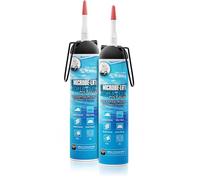 ARKA Aqua-Fix - Paquete de 2X 300 g - Adhesivo subacuático versátil para Rocas, Cristal y más. Ideal para acuarios, aplicación Segura con Cartucho automático.