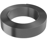 ARKA Manguera de PVC - 12/16 mm, 100 m, Gris - Manguera Duradera y versátil, Manguera para acuarios y Agua, Robusta para Aplicaciones en estanques.