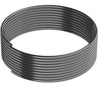 ARKA Manguera de PVC - 4/6 mm, 3 m, Gris - Manguera Duradera para acuarios, estanques y el hogar, Flexible y Robusta para Transportar Agua y Aire