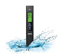ARKA Medidor Digital de pH para Agua myAQUA Tester precalibrado - con Polvos de calibración y Pila - Mide pH en acuarios, Piscinas, estanques, ósmosis y Agua Potable - Compacto y preciso