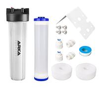 ARKA myAQUA Filtro multifiltro/Resina, 4000ml - Filtro versátil para Sistemas de ósmosis y acuarios, Incl. Cartucho filtrante y Accesorios, Conexiones: 1 Pulgada, 3/4 Pulgada, 1/4 Pulgada