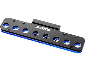 ARKA myREEF-FRAG Rack con 8 Agujeros - Soporte esquejes de Coral con Fuertes imanes para acuarios Marinos, In usibles de Silicona, diámetro de los Agujeros Aprox. 15 mm.