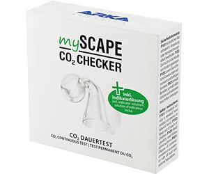 ARKA mySCAPE-CO2 Checker - con solución indicadora 15 ml - Test Permanente con Color para CO₂ en acuarios plantados - monitoreo preciso sin reactivos - Esencial para aquascaping & acuarios Dulces