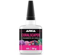 ARKA Pegamento Coral en Gel Coralscaper 50 g - Extra Fuerte y preciso para Fijar corales y esquejes - no gotea, se adhiere en Segundos - Ideal para acuarios Marinos, SPS, LPS, Rocas y cerámica