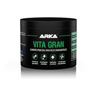 ARKA Vita Gran - 500 ml - Alimento granulado Rico en nutrientes para Colores Vivos y un Crecimiento Sano de los Peces en acuarios de Agua Dulce, prensado en frío.