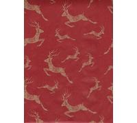 arkamii Papel de regalo 3 hojas de Navidad formato 90 x 65 cm producto Italia papel FSC paquete sin plástico (Rene DB)
