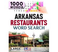 Arkansas Restaurants Word Search: Large Print