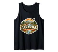 Arkansas The Natural State Souvenir Visitor Memorabilia Viaje Camiseta sin Mangas