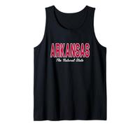 Arkansas - The Natural State - Throwback Design - Classic Camiseta sin Mangas