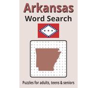 Arkansas Word Search Puzzle Book: Search with Easy to Read Print about Arkansas | 6x9 inches, 110 pages | 50+ Puzzles ... Gifts for Vacations, Holidays & Free Times