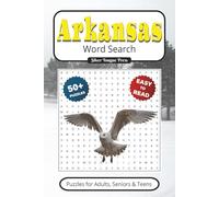 Arkansas Word Search - Silver Tongue Press: Puzzles With Easy to Read Print about Arkansas Beauty & Culture | 6x9 inches 110 pages | Gift for Vacations, Holidays, Travel Games