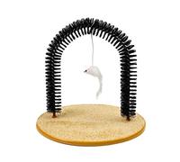 ARKEM Cepillo Rascador Para Gatos, Cepillo Suave Para Gatos, Dispositivo Rascador Y Frotador Para Gatos, Cepillo Masajeador De Pelo Tipo Arco Para Gatos