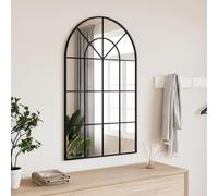 ARKEM Espejo de Pared Arco de Hierro Negro 60x100 cm Espejos Recibidores Espejo Recibidor Espejos De Ventana