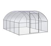 ARKEM Gallinero de Exterior de Acero galvanizado 3x4x2 m Jaulas para Gallinas Jaulas para Pajaros