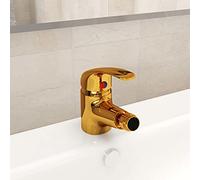 ARKEM Grifo Mezclador de bidé Dorado 13x12 cm Grifo Lavabo Alto Grifo Bidet Griferia BañO