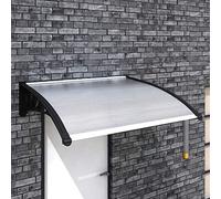 ARKEM Marquesina para Puerta PC 120x100 cm Marquesina Puerta Exterior Puertas De Exterior