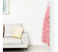ARKEM Medio árbol de Navidad Artificial con Soporte Rosa 180 cm áRbol De Navidad Plegable Emergente