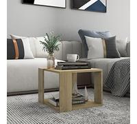 ARKEM Mesa de Centro Madera contrachapada Roble Sonoma 40x40x30 cm Mesa Auxiliar Salon Mesa de Salon pequeña mesas auxiliares pequeñas Mesa de Centro