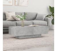 ARKEM Mesa de Centro Madera de ingeniería Gris hormigón 100x49,5x31cm mesas Centro para Salon Mesa de Centro Mesa de café mesas Centro