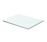 ARKEM Panel de Estante Vidrio Claro 40x25 cm Baldas Pared, Repisas De Pared, Estanterías De Pared, Estanteria Flotante, Estantes Flotantes De Pared