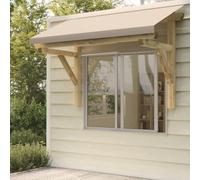 ARKEM Pérgola de Puerta de Madera Maciza de Pino 200x100x100 cm Porches para Exterior