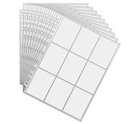 Arkero-G® 10 páginas Premium Pro de 9 bolsillos para carpetas/álbumes de recortes, por ejemplo, MTG Magic, Topps Match Attax